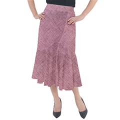 Pink Fabric Texture, Knitted Pink Texture, Midi Mermaid Skirt