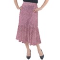 Pink Fabric Texture, Knitted Pink Texture, Midi Mermaid Skirt View1