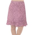 Pink Fabric Texture, Knitted Pink Texture, Fishtail Chiffon Skirt View1