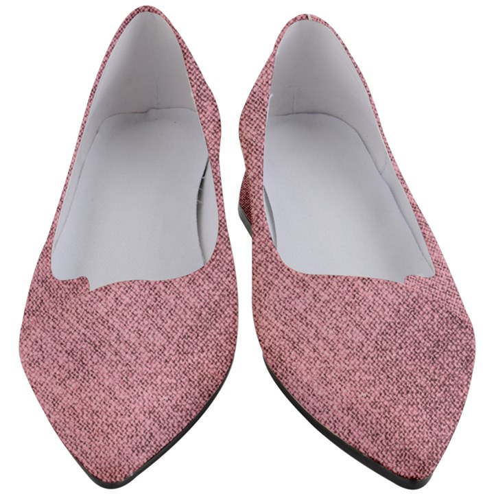 Pink Fabric Texture, Knitted Pink Texture, Women s Block Heels 