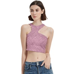 Pink Fabric Texture, Knitted Pink Texture, Cut Out Top