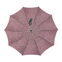 Pink Fabric Texture, Knitted Pink Texture, Automatic Folding Umbrella With Case (large) by kyorashop23