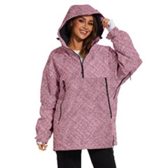 Pink Fabric Texture, Knitted Pink Texture, Women s Ski And Snowboard Waterproof Breathable Jacket