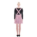 Pink Retro Texture With Circles, Retro Circles Background, Suspender Skater Skirt View2