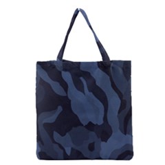 Purple Camo Grocery Tote Bag