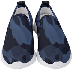 Purple Camo Kids  Slip On Sneakers by kyorashop23