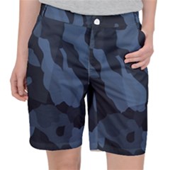 Purple Camo Women s Pocket Shorts by kyorashop23