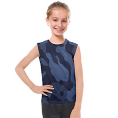 Purple Camo Kids  Mesh Tank Top by kyorashop23