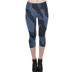 Purple Camo Capri Leggings  by kyorashop23