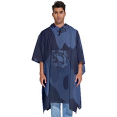 Purple Camo Men s Hooded Rain Ponchos