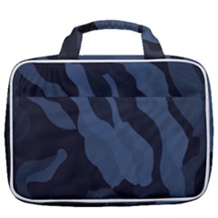 Purple Camo Travel Toiletry Bag With Hanging Hook