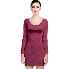 Purple Fabric Texture, Fabric Backgrounds With Lines Long Sleeve Velvet Bodycon Dress