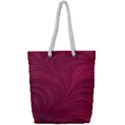 Purple Fabric Texture, Fabric Backgrounds With Lines Full Print Rope Handle Tote (Small) View1