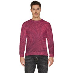 Purple Fabric Texture, Fabric Backgrounds With Lines Men s Fleece Sweatshirt