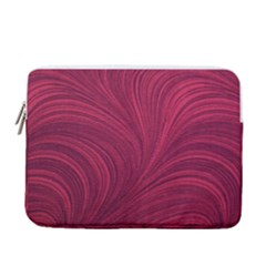 Purple Fabric Texture, Fabric Backgrounds With Lines 13  Vertical Laptop Sleeve Case With Pocket by kyorashop23