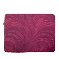 Purple Fabric Texture, Fabric Backgrounds With Lines 15  Vertical Laptop Sleeve Case With Pocket by kyorashop23