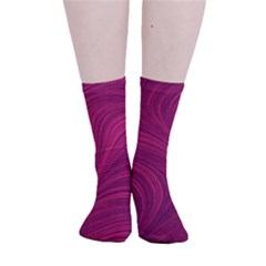 Purple Fabric Texture, Fabric Backgrounds With Lines Smooth Crew Length Tube Socks