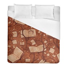 Retro Education Texture, Creative Education Background Duvet Cover (full/ Double Size) by kyorashop23