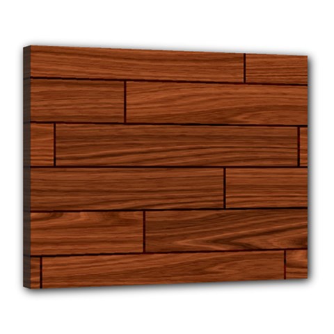 Seamless Wooden Planks Brown Wooden Background Canvas 20  X 16  (stretched)