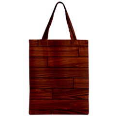 Seamless Wooden Planks Brown Wooden Background Zipper Classic Tote Bag by kyorashop23