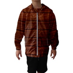 Seamless Wooden Planks Brown Wooden Background Kids  Hooded Windbreaker