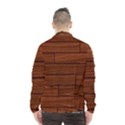 Seamless Wooden Planks Brown Wooden Background Men s Windbreaker View2