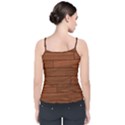 Seamless Wooden Planks Brown Wooden Background Velvet Spaghetti Strap Top View2