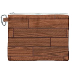 Seamless Wooden Planks Brown Wooden Background Canvas Cosmetic Bag (xxl) by kyorashop23