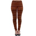 Seamless Wooden Planks Brown Wooden Background Lightweight Velour Leggings View1