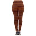 Seamless Wooden Planks Brown Wooden Background Lightweight Velour Leggings View2