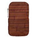 Seamless Wooden Planks Brown Wooden Background Waist Pouch (Large) View1