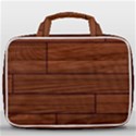 Seamless Wooden Planks Brown Wooden Background Travel Toiletry Bag With Hanging Hook View1