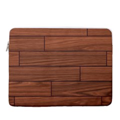 Seamless Wooden Planks Brown Wooden Background 15  Vertical Laptop Sleeve Case With Pocket by kyorashop23