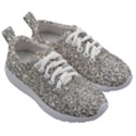 Silver Glitter Texture, Light Creative Background Kids Athletic Shoes View3