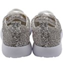 Silver Glitter Texture, Light Creative Background Kids Athletic Shoes View4