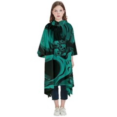 Skulls Kids  Hooded Rain Ponchos