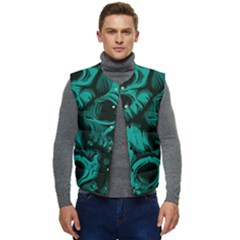 Skulls Men s Button Up Puffer Vest	