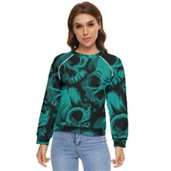 Skulls Women s Long Sleeve Raglan T-shirt