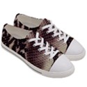 Snake Skin, Reptile Skin, Snake Skin Textures, Brown Snake Men s Low Top Canvas Sneakers View3