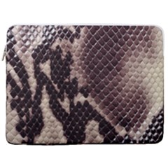 Snake Skin, Reptile Skin, Snake Skin Textures, Brown Snake 17  Vertical Laptop Sleeve Case With Pocket