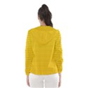 Yellow Lego Texture, Macro, Yellow Dots Background Women s Hooded Windbreaker View2