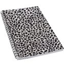 Zebra Skin, Vector Textures, White Black Background 5.5  x 8.5  Notebook View1