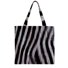 Zebra Texture, Zebra Wool, White Black Background Zipper Grocery Tote Bag by kyorashop23