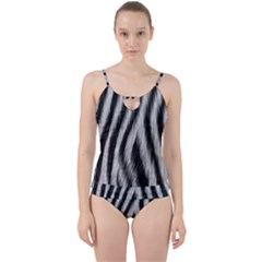 Zebra Texture, Zebra Wool, White Black Background Cut Out Top Tankini Set by kyorashop23