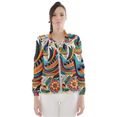 Madhubani Art A Women s Windbreaker