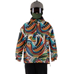 Madhubani Art A Men s Ski And Snowboard Waterproof Breathable Jacket