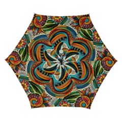 Madhubani Art A Automatic Folding Umbrella With Case (small) by BellaVistaTshirt02