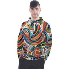 Madhubani Art A Men s Pullover Hoodie