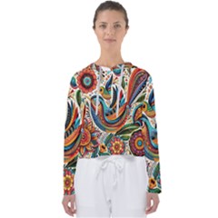 Madhubani Art A Women s Slouchy Sweat