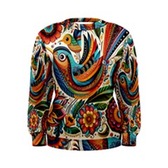 Madhubani Art A Women s Sweatshirt